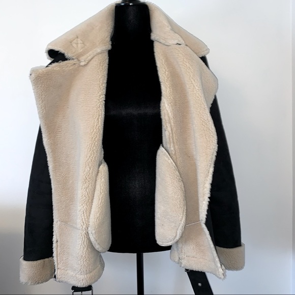 🚨FINAL DROP🚨LIKE NEW!!! Sherpa Aviator Jacket - Picture 3 of 10